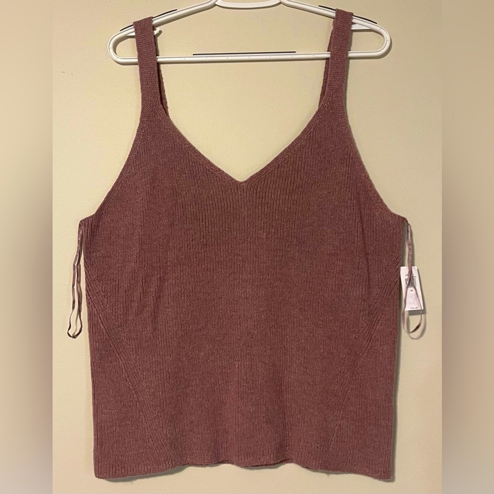 NWT Old Navy Plum Sweater Tank